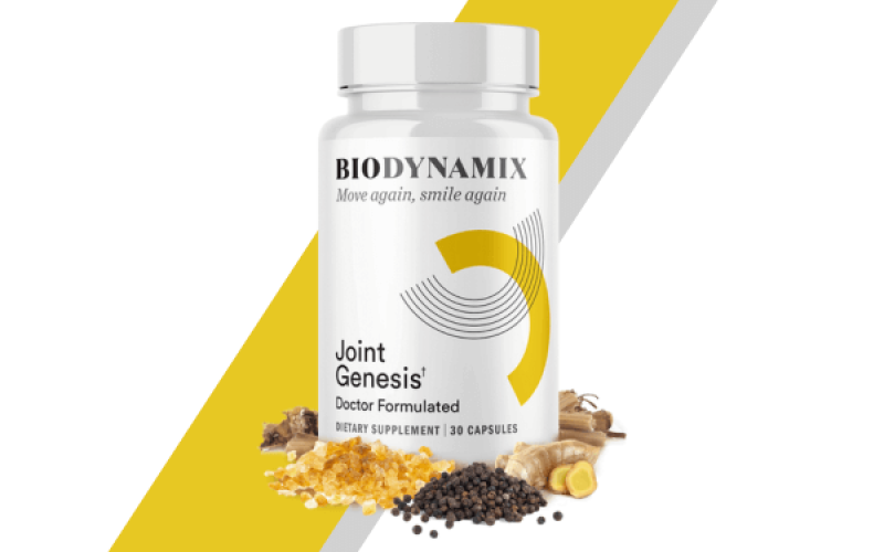 Doctor-formulated joint health support with natural ingredients for improved mobility and comfort.